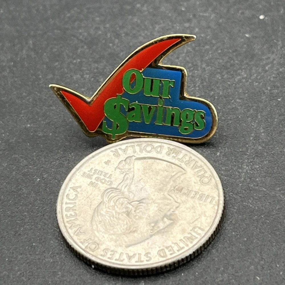 Walmart Check‎ Our Savings Lapel Hat Pin
